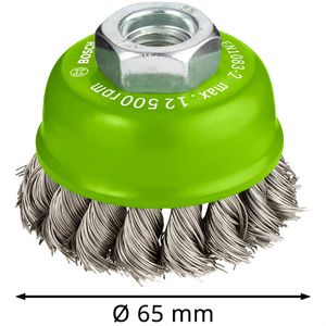 Produktbild für Drahtbürste Bosch 2608622104, Topfbürste Ø 65mm