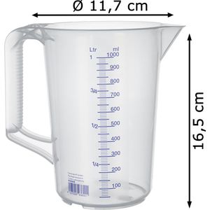Produktbild für Messbecher Hünersdorff 936000, aus Kunststoff