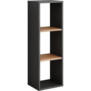 Bücherregal Vicco Orlando, anthrazit / eiche