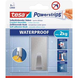 Produktbild für Klebehaken Tesa 59779 Powerstrips Waterproof Eckig