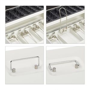 Produktbild für Geldkassette Relaxdays 10030697, Zylinderschloss