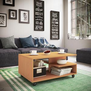 Produktbild für Couchtisch VCM Stango 916990, aus Holz, buche