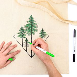 Produktbild für Textilmarker Staedtler 3190 TB12 Doppelfasermaler