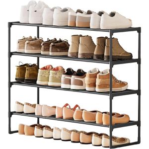 Produktbild für Schuhregal Songmics LSA14BK, aus Metall