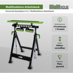 Produktbild für Arbeitsbock Trutzholm 32640, Multifunktionsbock, bis 200 kg