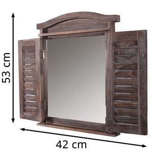 Produktbild für Wandspiegel Mendler 30348, Shabby-Chic, rechteckig