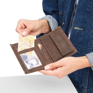 Produktbild für Portemonnaie Böttcher-AG Wild Style II, braun, aus Echt Leder