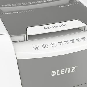 Produktbild für Aktenvernichter Leitz 8013 IQ Autofeed Office 150, weiß