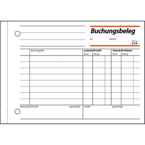 Produktbild für Buchungsbelege Sigel BU615, A6 quer