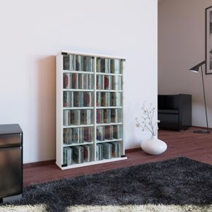 Produktbild für CD-Regal VCM Roma, 50437, weiß