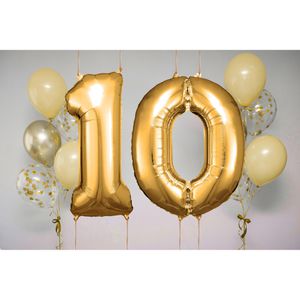 Produktbild für Luftballons Amscan 9906265, Riesenzahl 0, gold