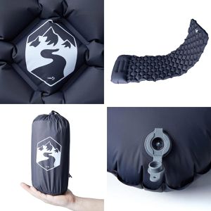 Produktbild für Isomatte vidaXL 4007108, grau, aufblasbar