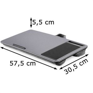 Produktbild für Laptopkissen Digitus DA-90441, mit Schaumstofffüllung, grau