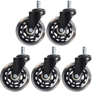 Produktbild für Stuhlrollen CLOUVOU BladeWheels, 5 Stück
