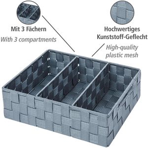 Produktbild für Aufbewahrungskorb Wenko Adria 3 Fächer