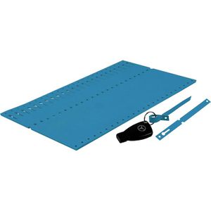 Produktbild für Schlaufenetiketten Eichner Tyvek, aus Kunststoff, blau