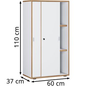 Produktbild für Schiebetürenschrank VCM Salia 920736, Holz
