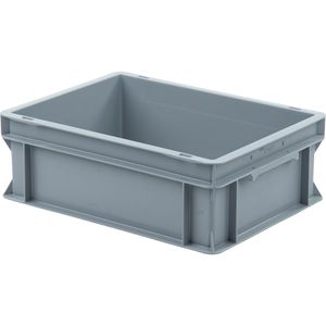 Produktbild für Eurobox Fetra 1309, grau, 12,6 Liter