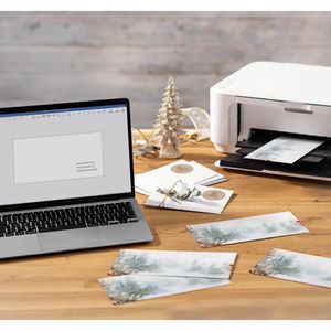 Produktbild für Weihnachtsumschläge Sigel DU646, DIN lang