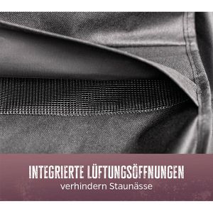 Produktbild für Grillabdeckung Grillfürst 17-108, aus Gewebematerial, schwarz