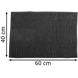 Produktbild für Badematte MSV Badteppich Chenille, 40 x 60 cm