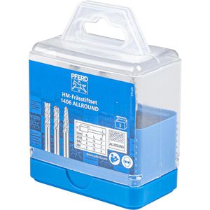 Produktbild für Fräser PFERD-TOOLS 1406 ALLROUND, HM Frässtifte, 6mm