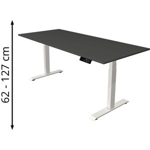 Schreibtisch Kerkmann Move 1 stable, anthrazit / weiß