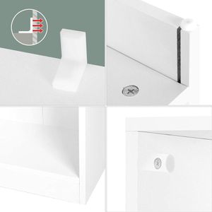 Produktbild für Bücherregal Vasagle LBC103W, weiß