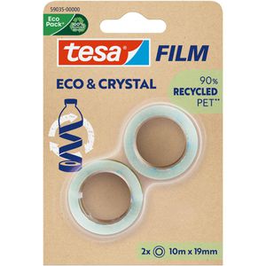 Klebeband Tesa 59035, Eco & Crystal, 19mm x 10m