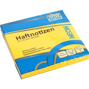 Haftnotizen TipTop-Office TTO 405016, neongelb