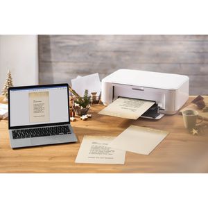 Produktbild für Weihnachtsbriefpapier Sigel DP633, Golden Christmas Night