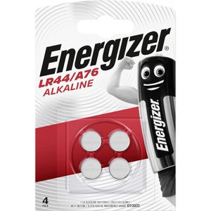 Knopfzelle Energizer A76 / LR44 / LR1154 / AG13