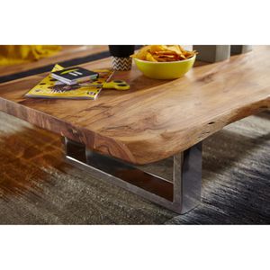 Produktbild für Couchtisch Wohnling Asura, WL5.524, aus Massivholz, akazie