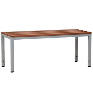 Umkleidebank G-Office SRB, Sitzfläche Holz, 100 cm