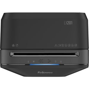 Produktbild für Aktenvernichter Fellowes 5050001 LX201, schwarz, mit Rollen