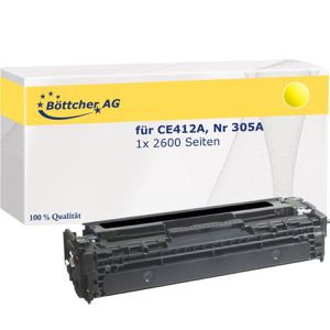 Produktbild für Toner Böttcher-AG für HP 305A, CE412A