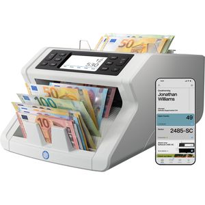 Produktbild für Geldscheinzähler Safescan 2485-SC, 8-fach Prüfung mit CIS