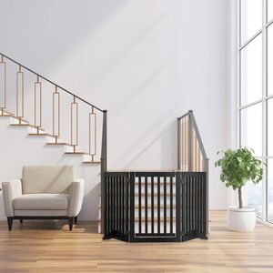 Produktbild für Kaminschutzgitter Relaxdays faltbar, mit Tür