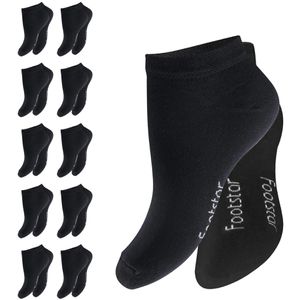 Socken Footstar Sneak It, schwarz, 10 Paar