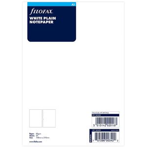 Ersatzeinlagen Filofax 342405, Notizpapier, blanko, A5