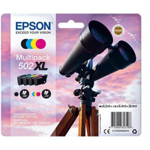 Produktbild für Tinte Epson 502XL T02W640 Fernglas, Multipack