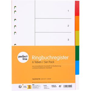 Register perfect-line A4, blanko