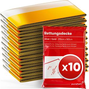 Rettungsdecke PURAHELP 10 Stück