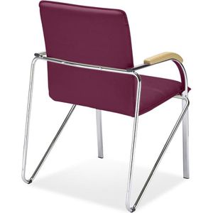 Produktbild für Besucherstuhl Nowy-Styl Samba, stapelbar
