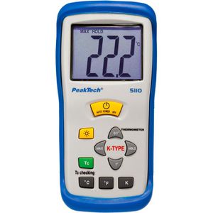 PeakTech Thermometer 5110 Handgerät, digital, mit Typ-K Messfühler – Böttcher  AG