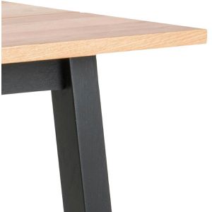 Produktbild für Bartisch AC-Design Chara, wildeiche / schwarz