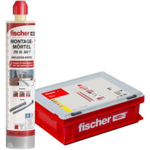Injektionsmörtel Fischer 558724, FIS VL 300 T HWK K, Set
