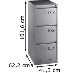 Produktbild für Hängeregisterschrank Bisley-Light IPCCA13