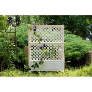 Produktbild für Rankgitter KHW Czardas 47701, weiß