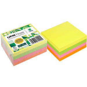 Produktbild für Haftnotizen UPM Notes Würfel, 5654-39PG, neon